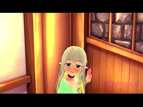 ❤️ (Pakute) Ọmọbinrin Elvish ṣe iranlọwọ fun ọ lati wẹ oju rẹ. ️ Ohun onihoho ti ile ❤